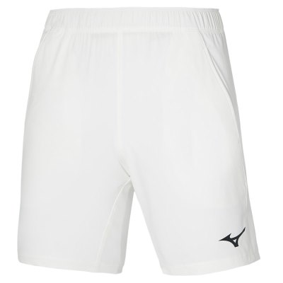 Pantalones Cortos Mizuno 8 IN Flex Hombre - Blancos - Chile M748FBPVYA